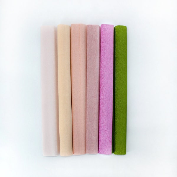 Papier Crépon Italien Qualité Supérieure 180 G - Rouleau 50 Cm X 250 Cm - Blanc Vif - Pour Décorations, Fleurs En Papier - 7