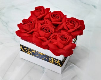 Ramo de rosas rojas de papel, Ramo de flores de papel crepé, Flores para  San Valentín, ramo de flores de papel, Flores para siempre