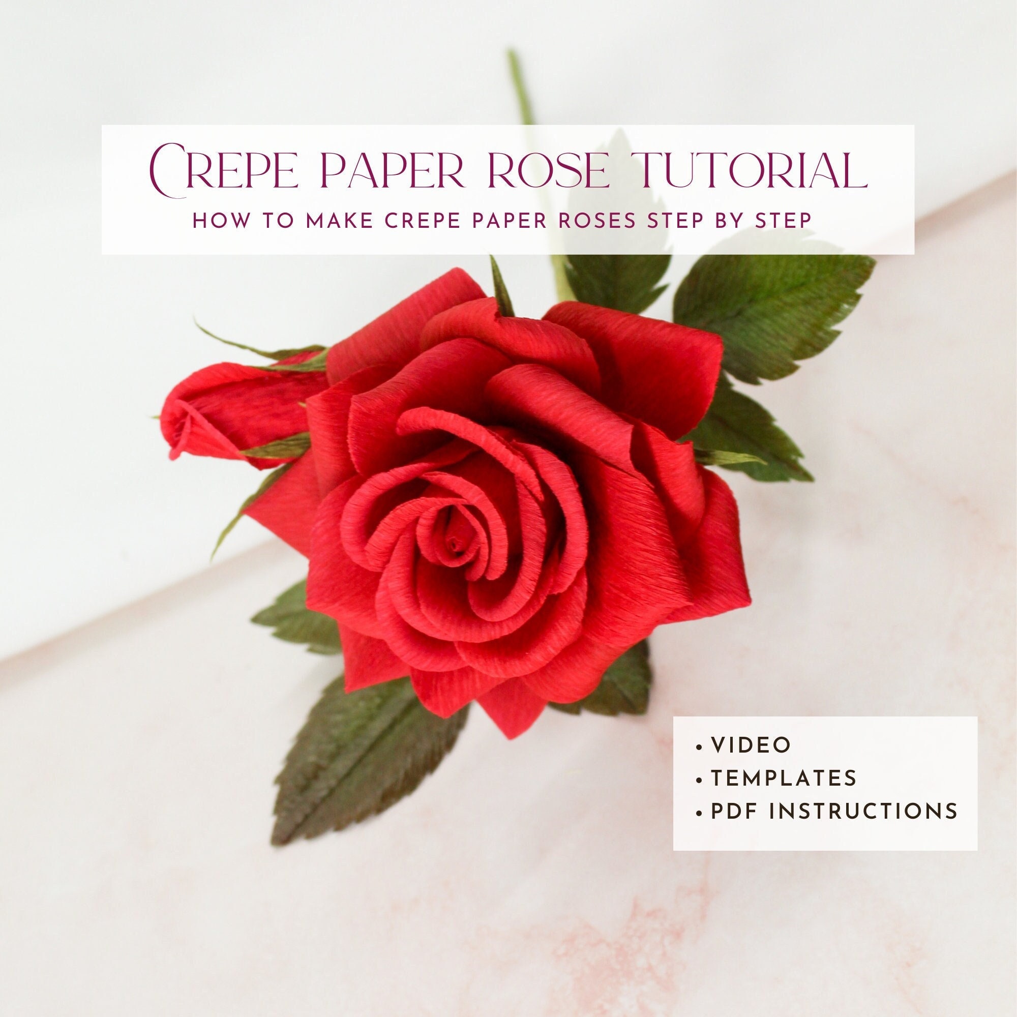 how to make paper roses step by step with pictures