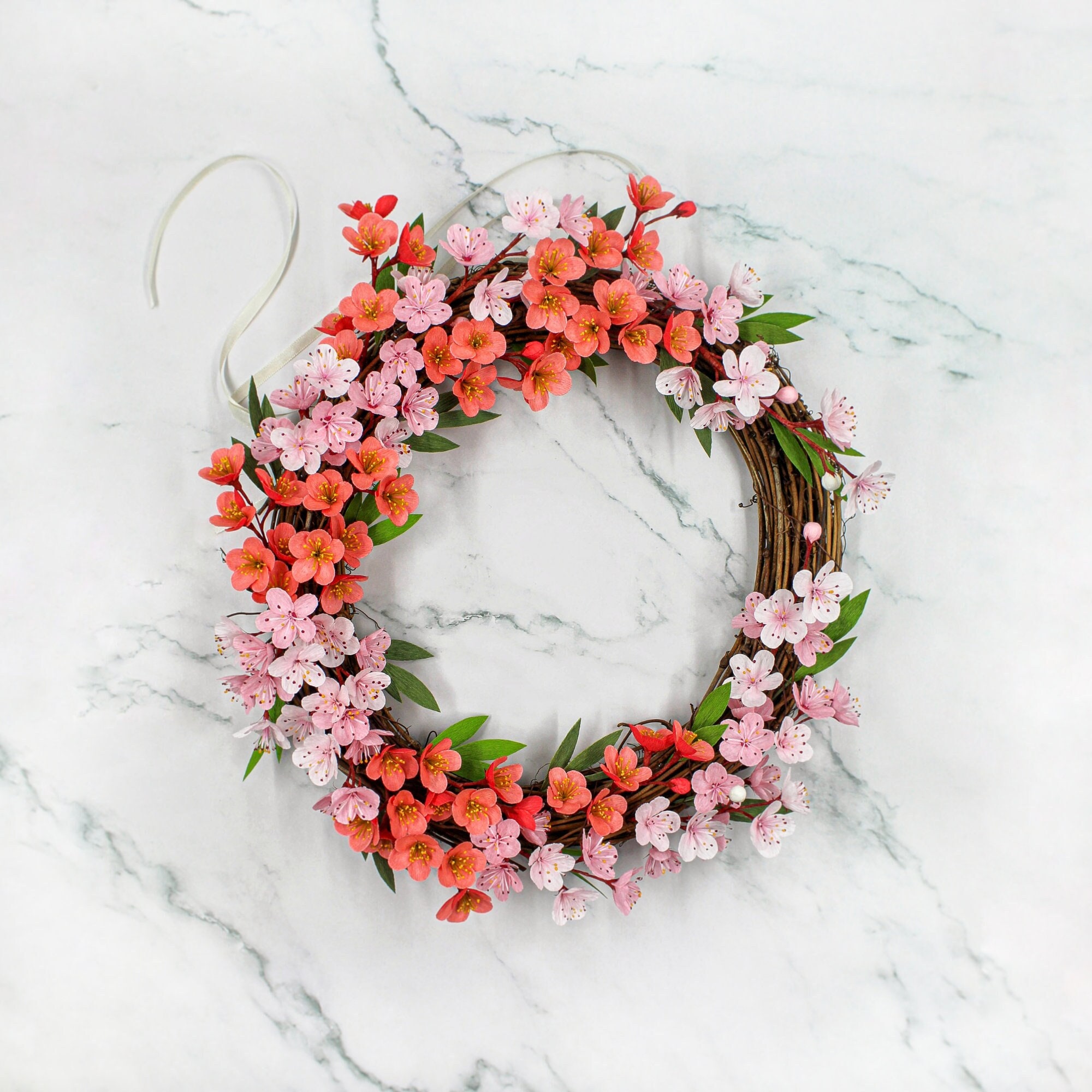 Fiori di glicine di carta, decorazioni di glicine di carta da appendere, decorazioni per feste, glicine di carta fai da te, modelli di fiori di carta, idee regalo per la festa della mamma