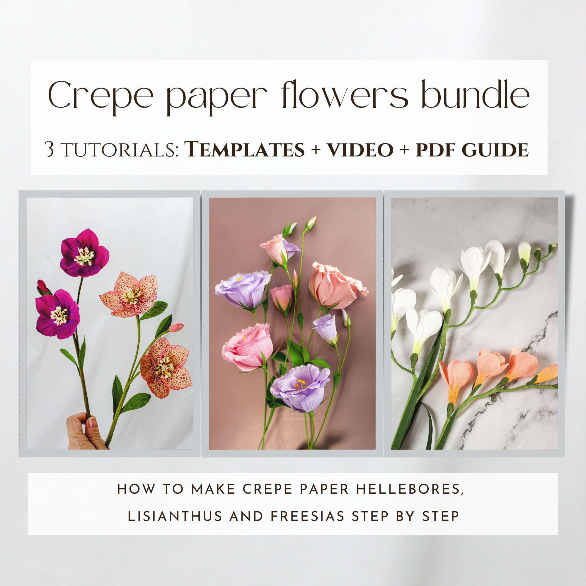 Crepe Paper Flower Tutorial