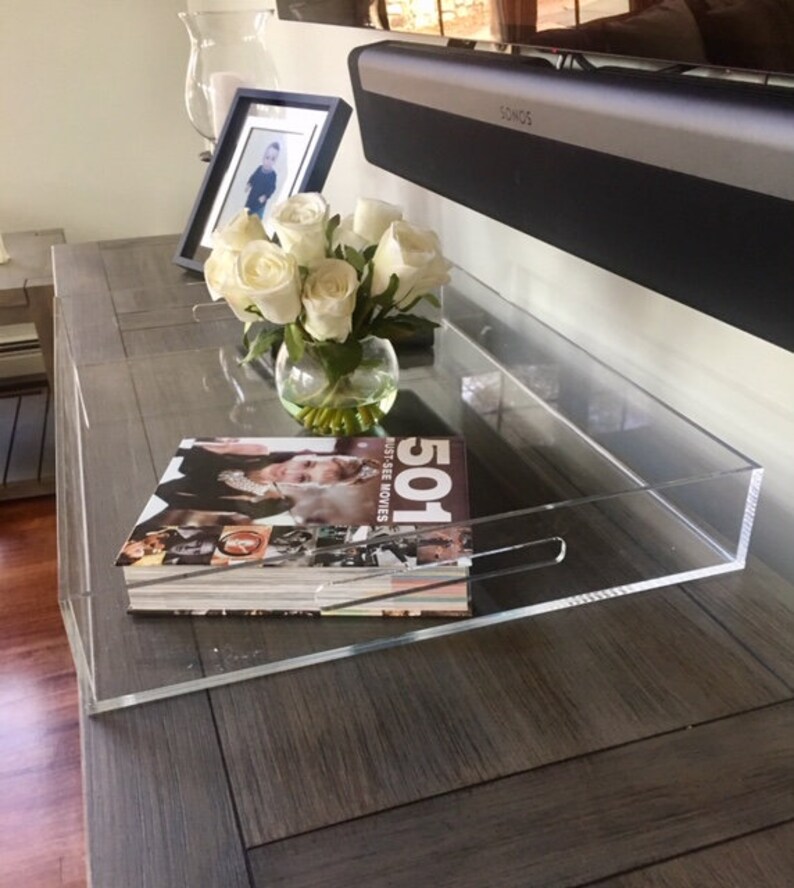 Acrylic Ottoman Tray Etsy UK