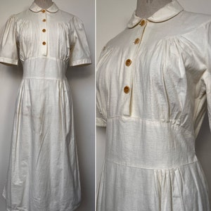 1940s CC41 ST MICHAEL Nightgown, 1940s Flannelette Nightgown, 1940s Nightie, 1940s Lingerie, CC41 Nightgown, 1940s Nightgown