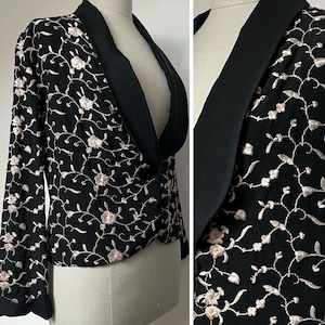 1920s 1930s Embroidered Jacket, 1920s 1930s Evening Jacket