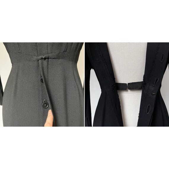 1940s Unusual Fringe Detail Midi Dress main image 0