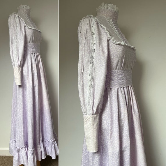 1970s LAURA ASHLEY Bridesmaid Dress, 1970s Laura … - image 4