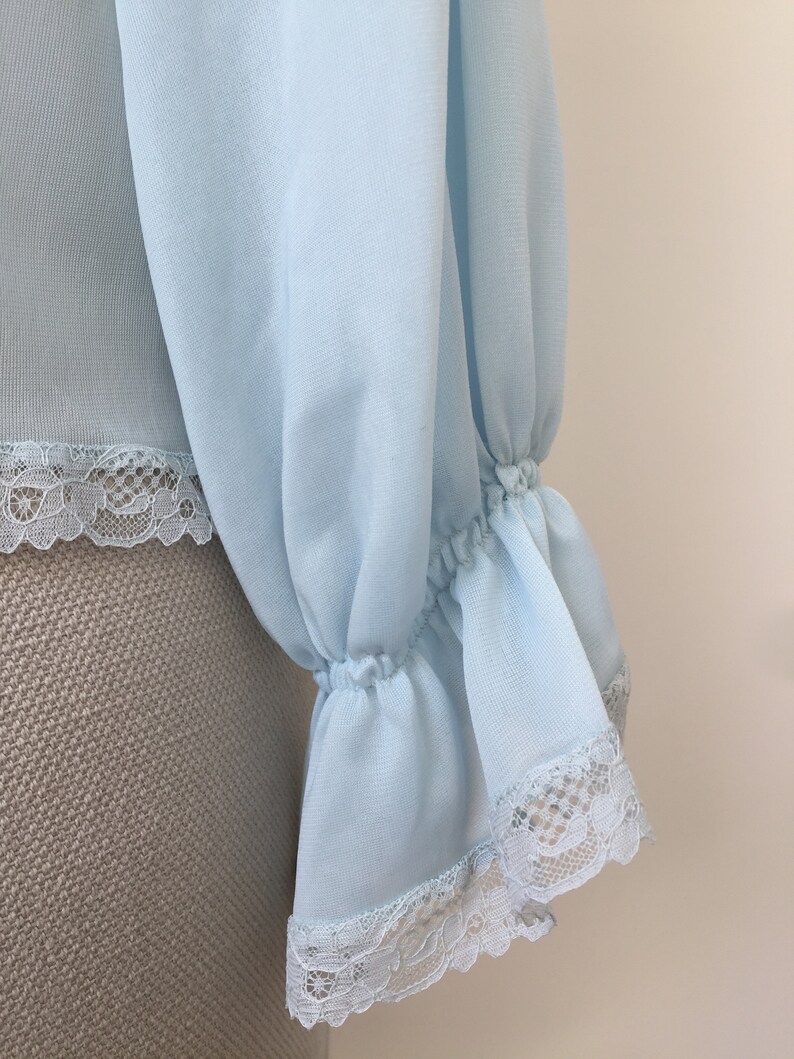 Vintage bed jacket with long sleeves