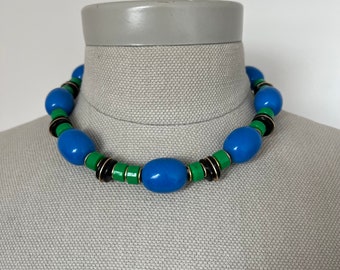 Chunky Plastic Bead Necklace