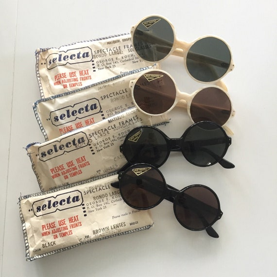 DEADSTOCK 50s Selecta Sunglasses, NOS Sunglasses,