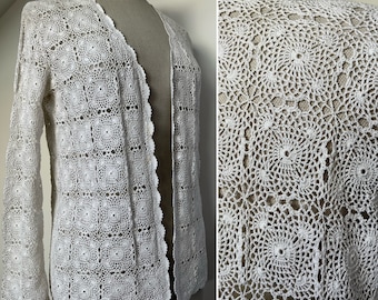 30s 40s Crochet Cardigan