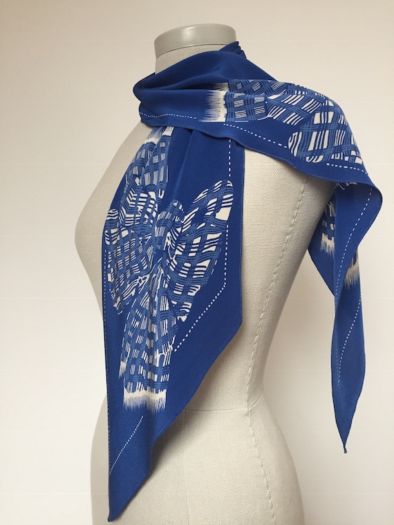 20s 30s Art Deco Scarf, 30s Point Scarf, 30s scarf