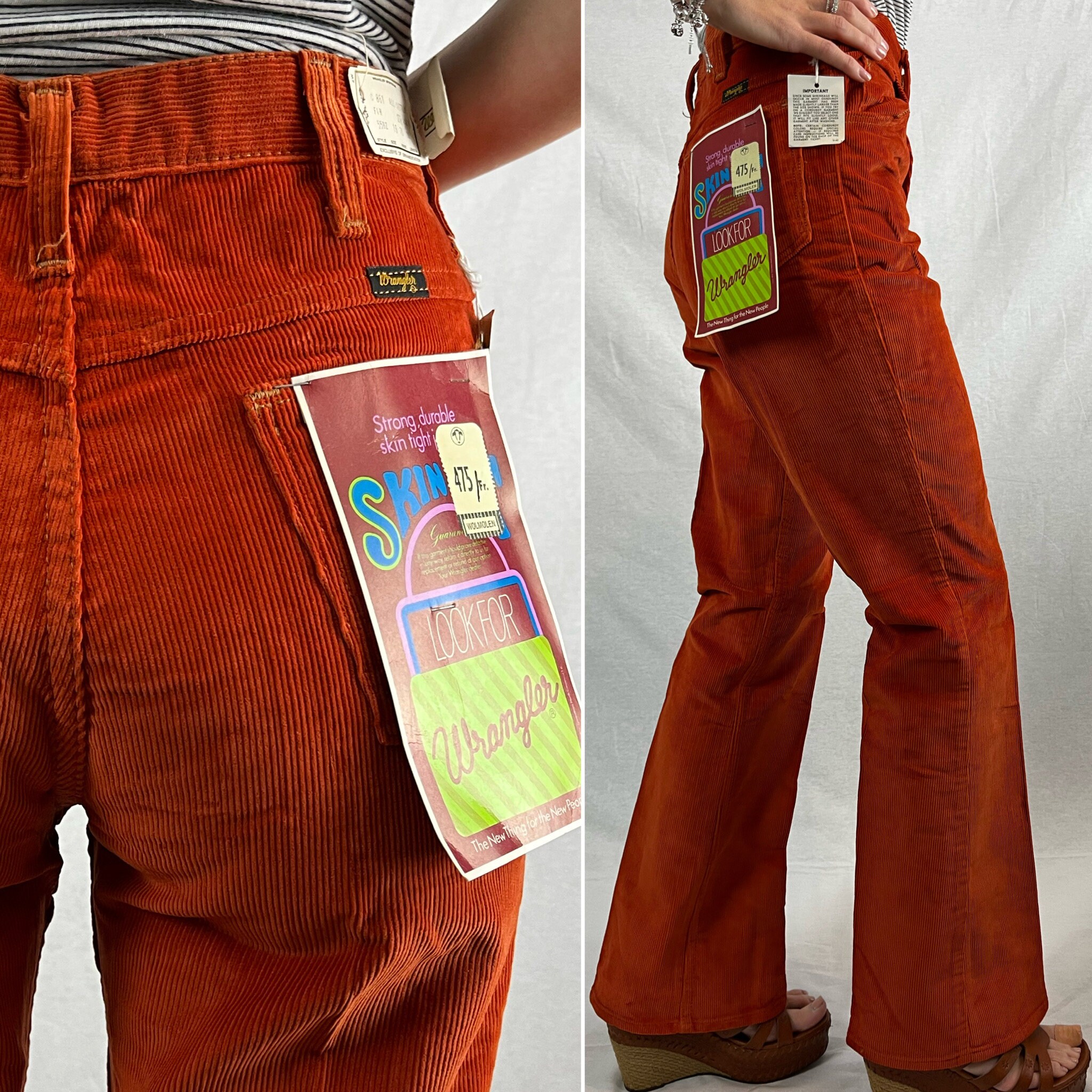 Wrangler Bell Bottoms Mens - Etsy UK