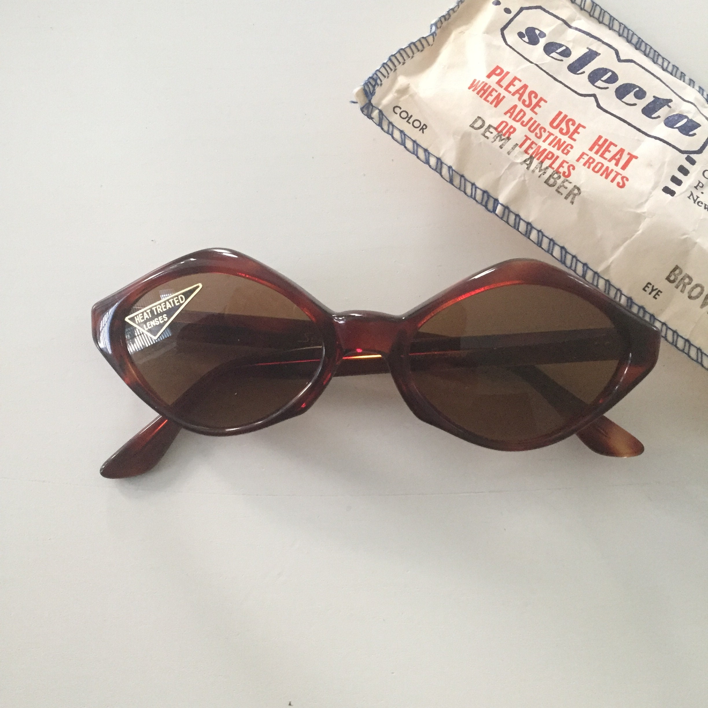 DEADSTOCK 50s Selecta Sunglasses NOS Sunglasses 50s Eyewear Etsy