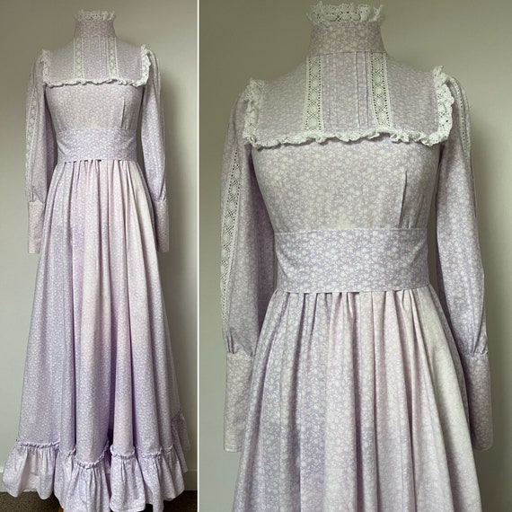 1970s LAURA ASHLEY Bridesmaid Dress, 1970s Laura … - image 1