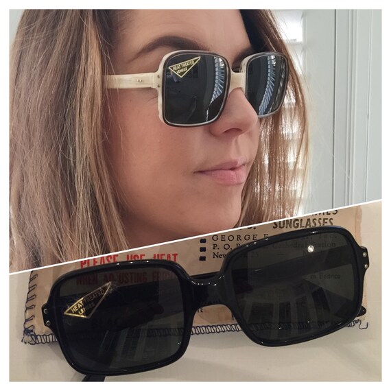 DEADSTOCK 60s 70s Selecta Sunglasses, 60s Square S