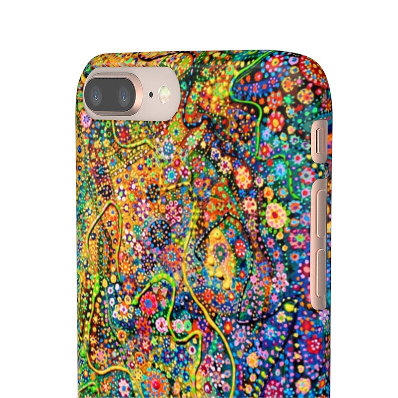 Dots Abstract Art Phone Case, Aesthetic Phone Cover, Tiny Dot Galaxy Painting, Samsung S10-S20 & iPhone 7-8-11-X-XR-XS-Max-Pro-Plus image 6