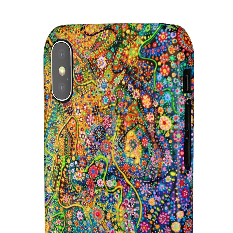 Dots Abstract Art Phone Case, Aesthetic Phone Cover, Tiny Dot Galaxy Painting, Samsung S10-S20 & iPhone 7-8-11-X-XR-XS-Max-Pro-Plus image 8