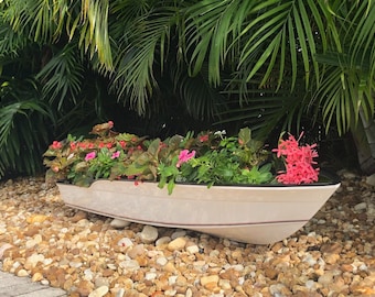 Nautical Planter, Fiberglass and Gelcoat, no wood, will never rot, no need for paint