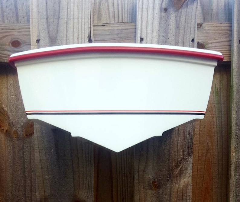Wall Mounted Nautical Mailbox With Custom Text, Fiberglass and Gelcoat