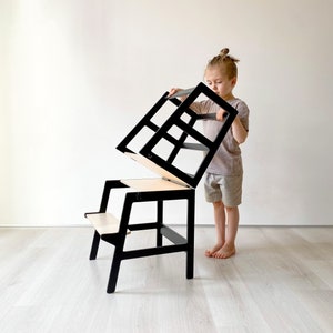 Convertible Helper Tower - Сompact edition - Super Light and Small, Learning Stool CV 12, PIDkids