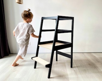 Helper Tower, Toddler Kitchen Step Stool, Learning Stool, Toddler Safety Stool Toddler for Helper Tower