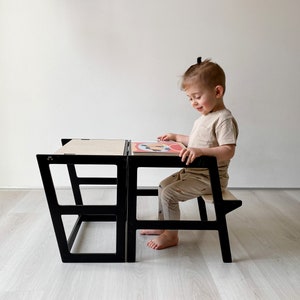 Convertible Helper Tower Сompact edition Super Light and Small, Learning Stool CV 12, PIDkids image 6