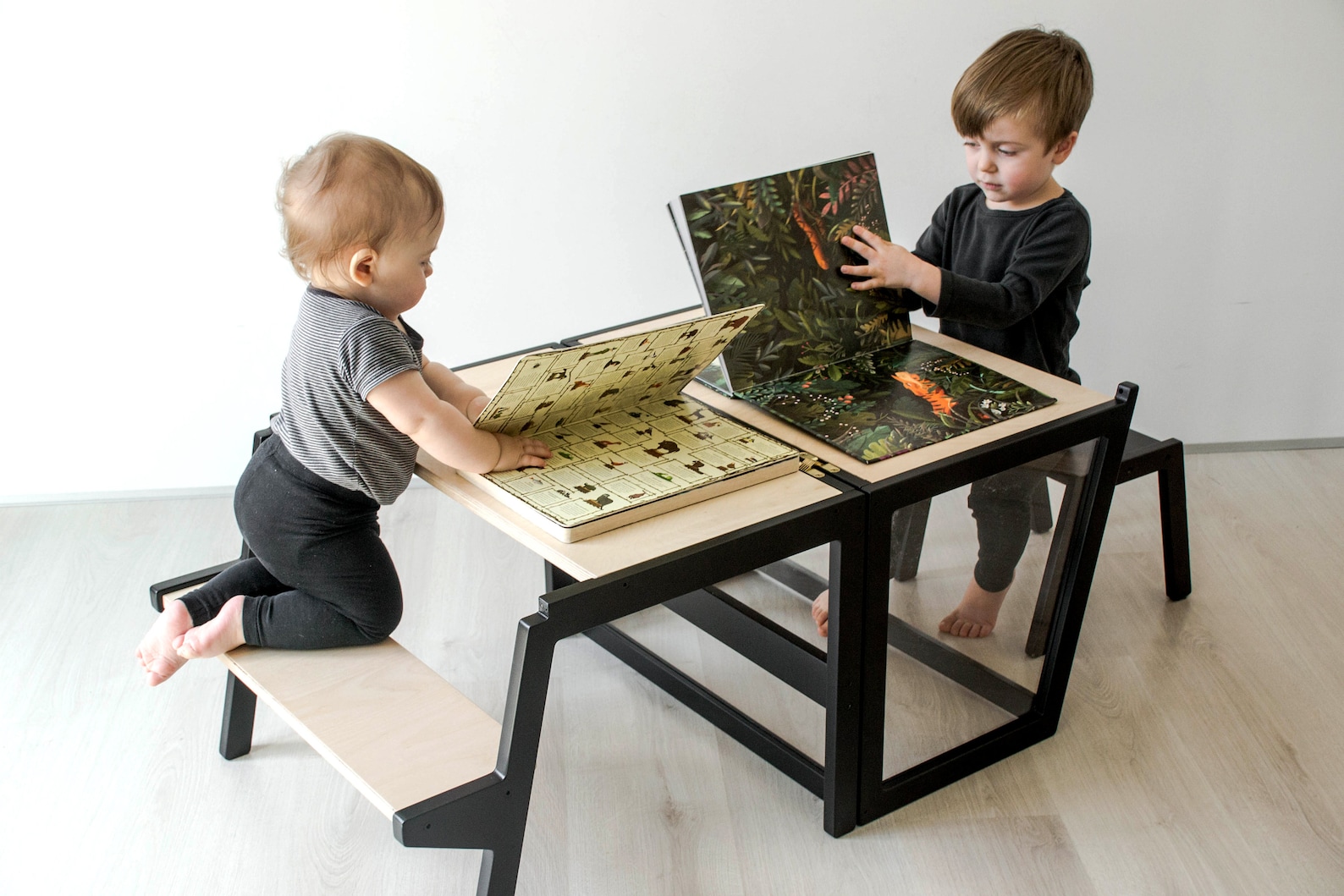 Convertible Helper Tower for TWINS Double Helper Tower Toddler Kitchen