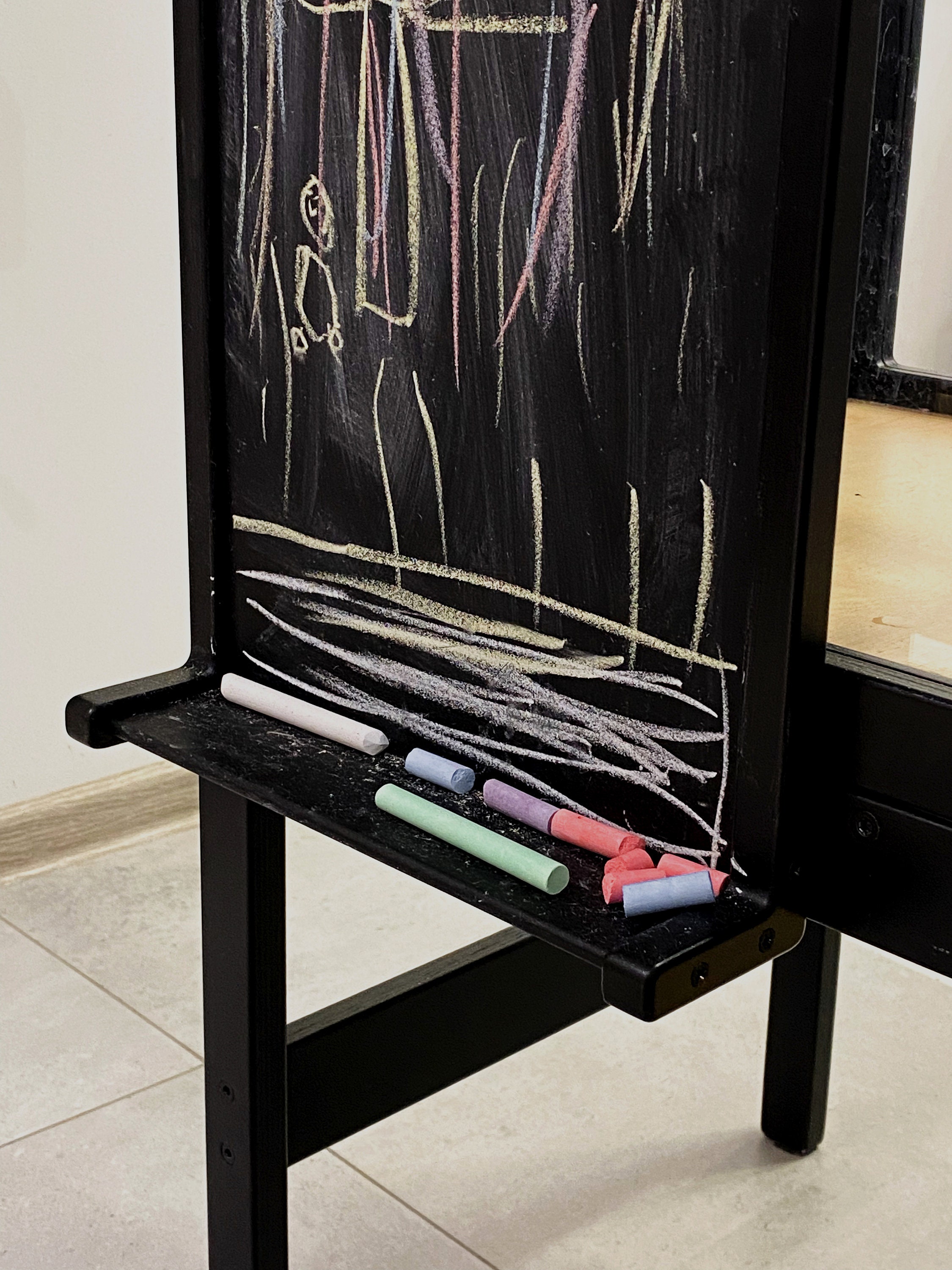 Tableau pour Helper Tower PIDkids, tableau en bois, dessin Montessori,  crayons de couleur, dessin pour tout-petits tableau -  France