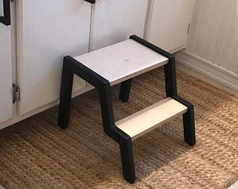 Montessori Step Stool for Kids | Wooden Toddler Stool SS