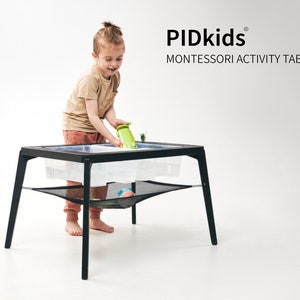 Sensory Table - Outdoor & Indoor Toddler Play Table - Kids table - 2in1 Montessori Activity Table, for 1,5 to 8 years