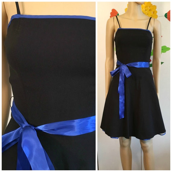 Black Prom Dress Vintage Summer Dress Stretchy Bab