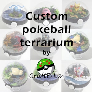 Niestandardowe terrarium Pokeball