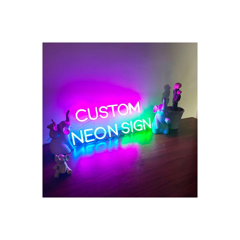 Custom Neon Sign Neon Sign Personalized Gifts Wedding Etsy