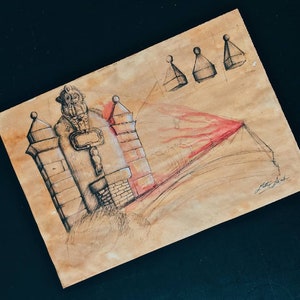 paintings, drawings, pen drawings, colors, diy, things, small picture,