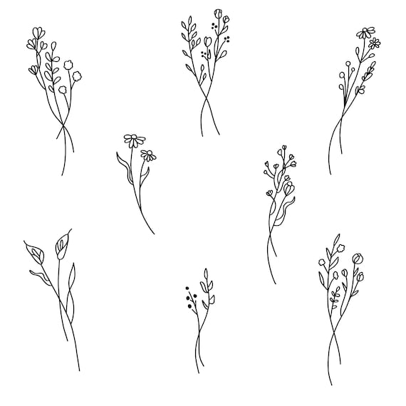 Free Free 159 Simple Wildflower Svg SVG PNG EPS DXF File