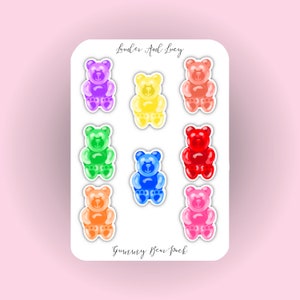 Gummy Bears Sticker for Sale by Fifiyaa