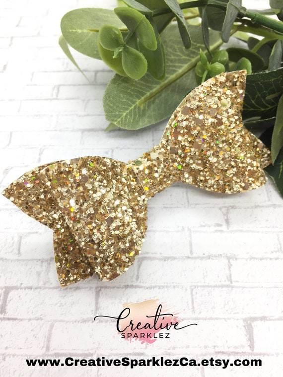 LeTransporteur  Arc de cheveux à paillettes dorées, bandeau à paillettes