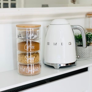 3 tier tea coffee sugar