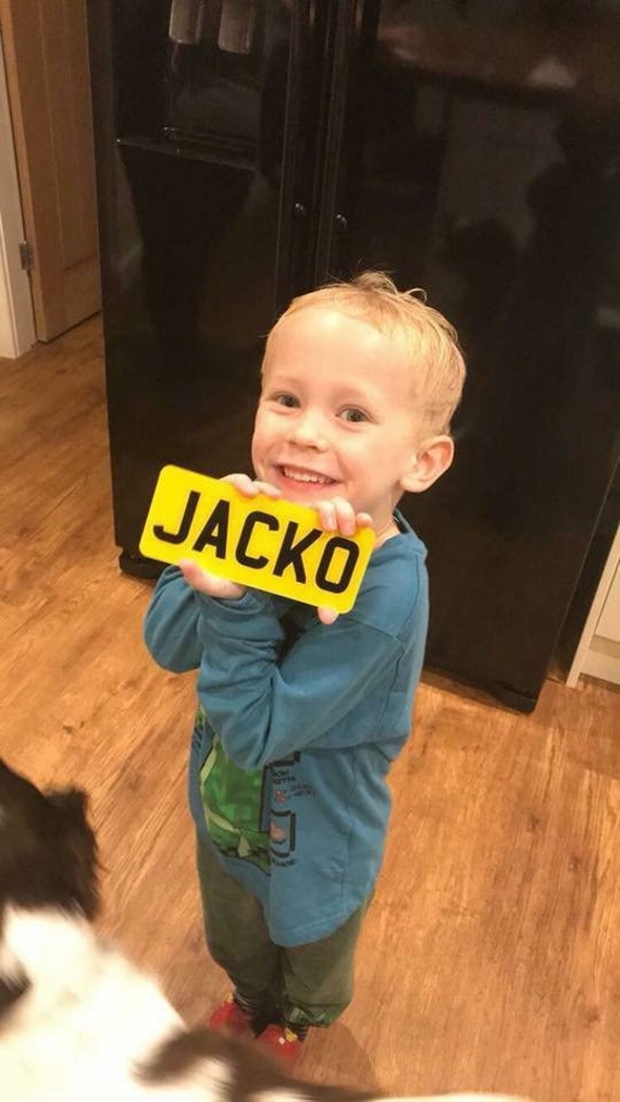 Rideon Cars Toys & Games Toys Childrens Personalised Plastic Number