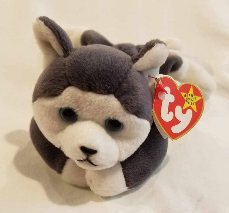 husky beanie baby