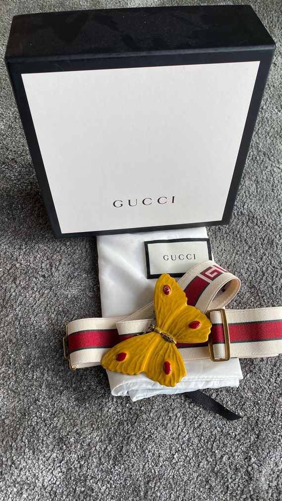 Gucci Butterfly Belt