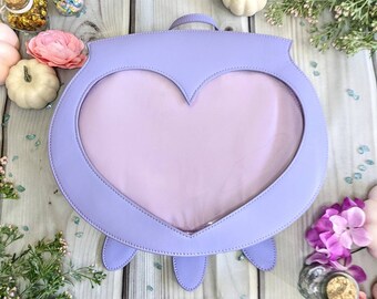 Purple Cauldron Ita Bag by Cinnitea // Pin, Bag, Crossbody, Backpack, Shouder Bag, Pastel, Witch, Cute, Kawaii