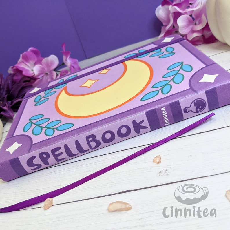 Limited Edition Spellbook Witches Journal // Cute, Kawaii, Witch, DnD, Stationery, Halloween, Bullet Journal, Sketch Book image 2