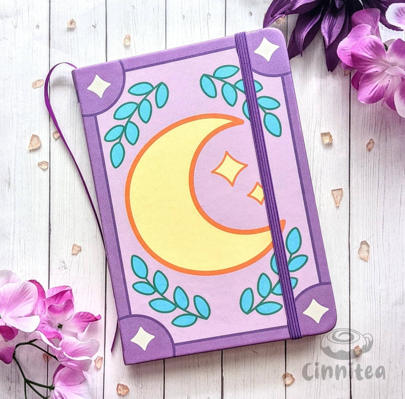 Limited Edition Spellbook Witches Journal // Cute, Kawaii, Witch, DnD, Stationery, Halloween, Bullet Journal, Sketch Book image 1