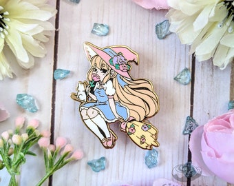 Spring Witch // Cute, Kawaii, Pastel, Flower, Springtime, Cinnitea