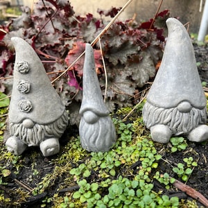 Gnomes, Concrete Gnomes, Cement Gnomes,Garden Decor, Garden Gnome, Tomte