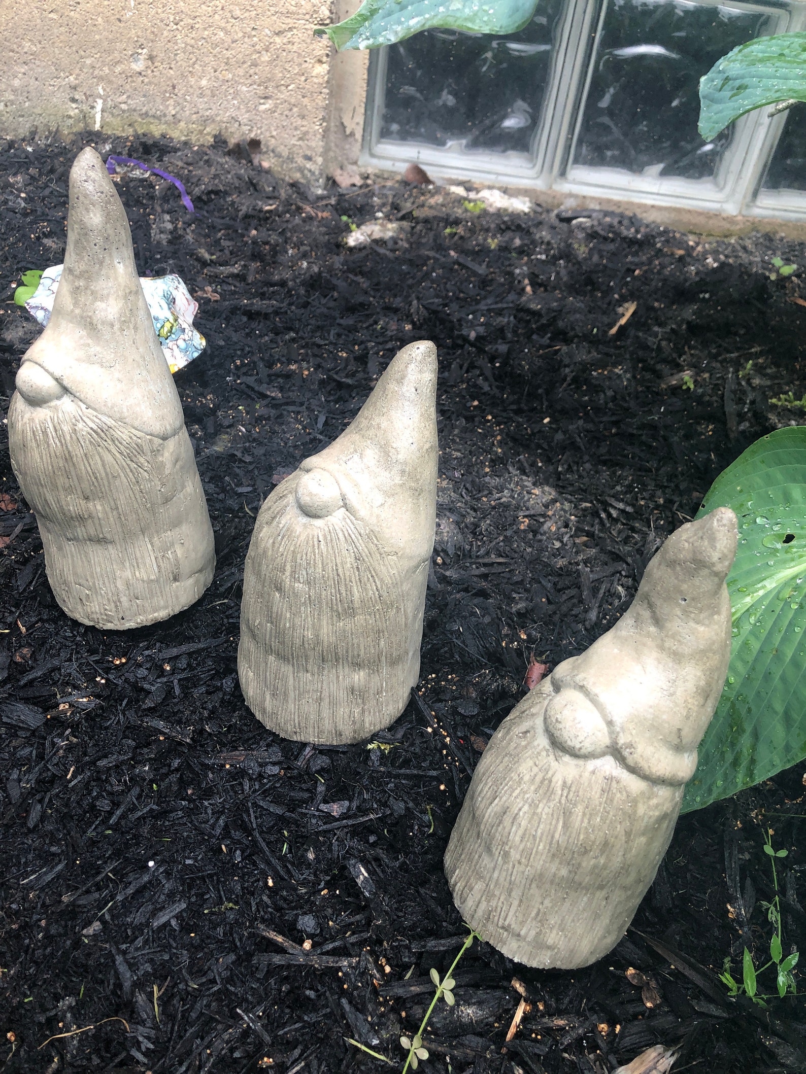 Gnomes Concrete Gnomes Cement GnomesGarden Decor Garden Etsy