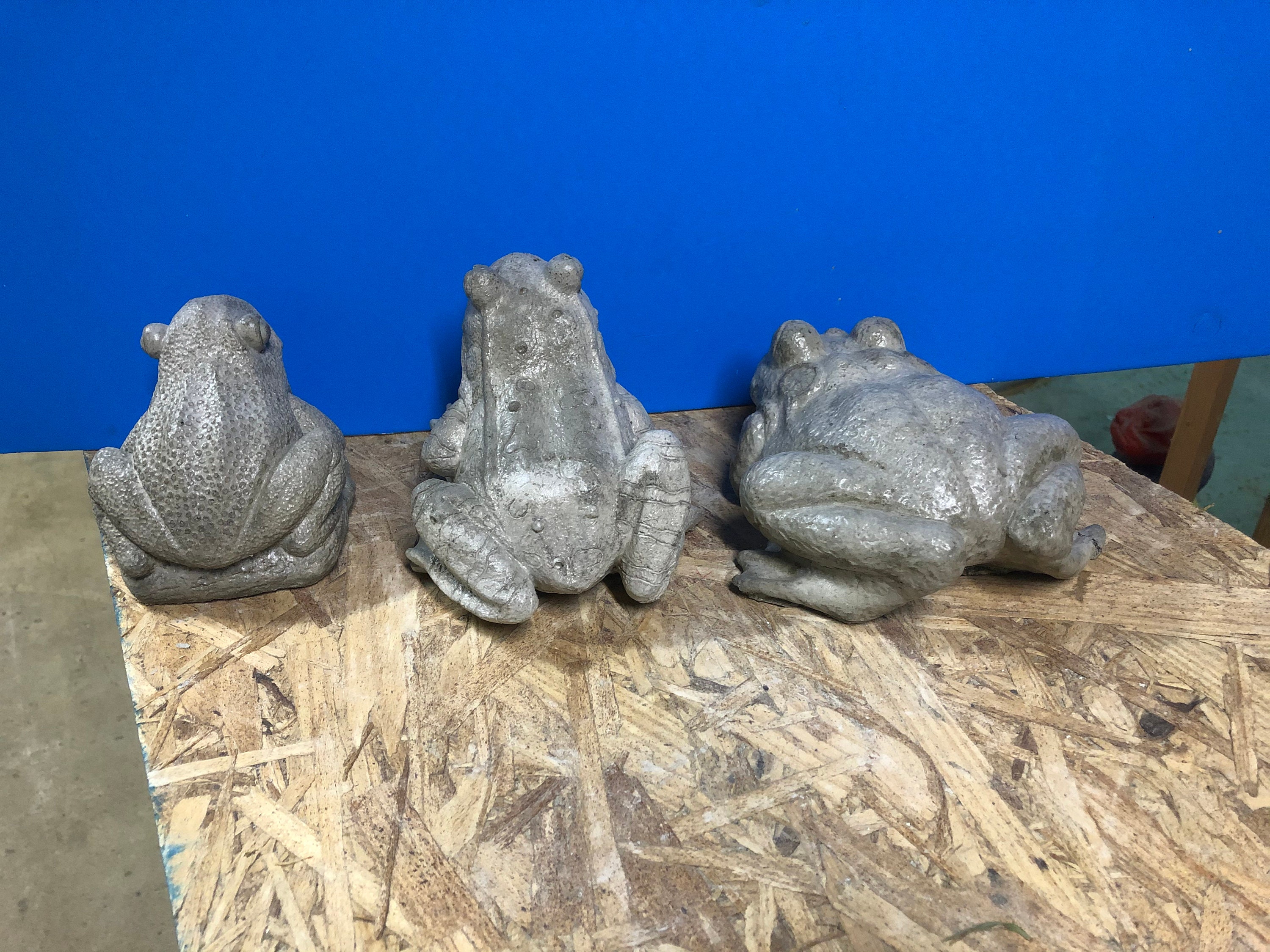 Rana Rana de hormigón Rana de cemento Rana de estanque | Etsy