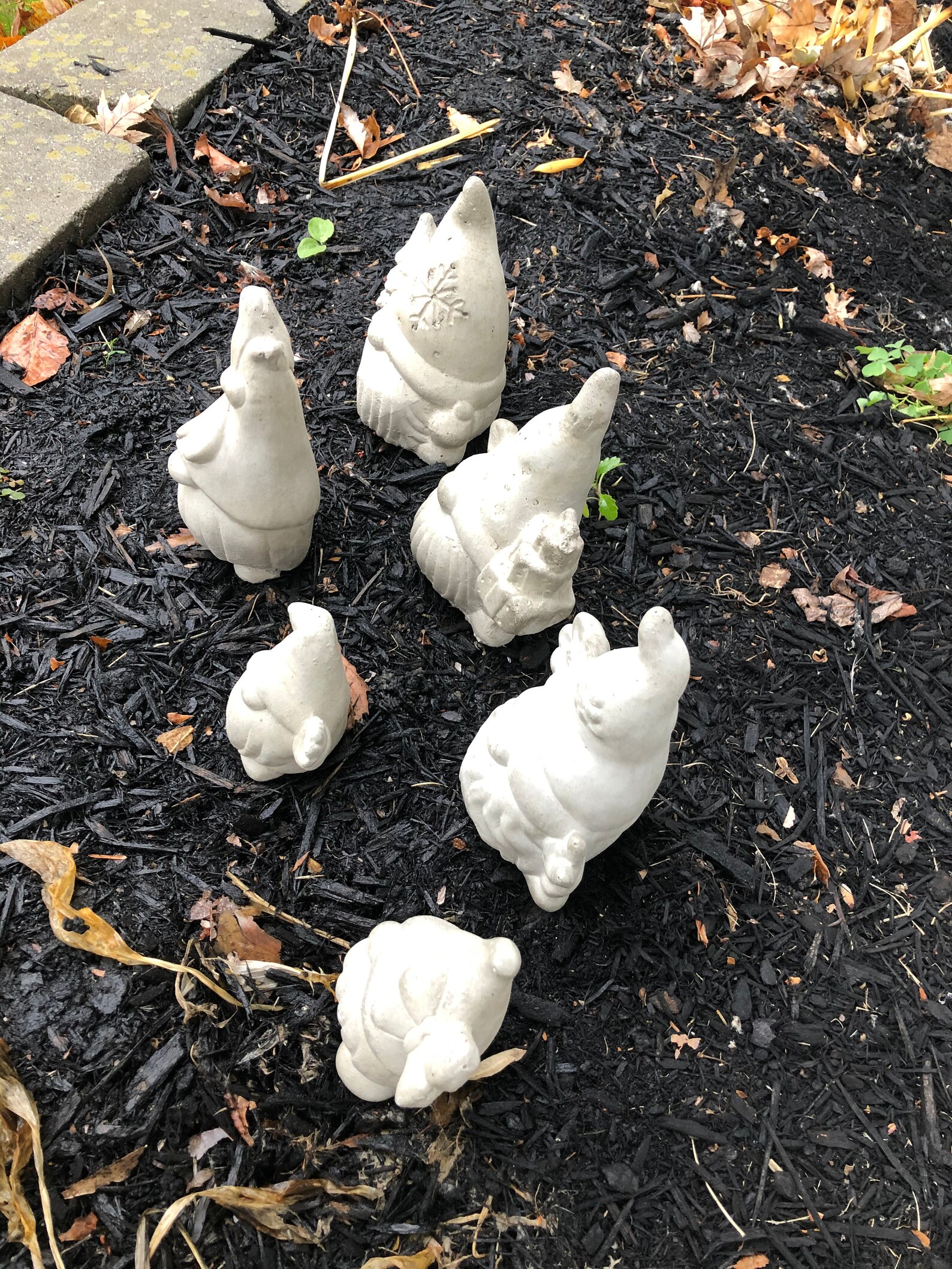 Gnomes Concrete Gnomes Garden Gnomes Cement Gnomes Gnome Etsy