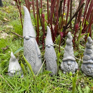 Gnomes, Concrete Gnomes, Cement Gnomes,Garden Decor, Garden Gnome, Tomte